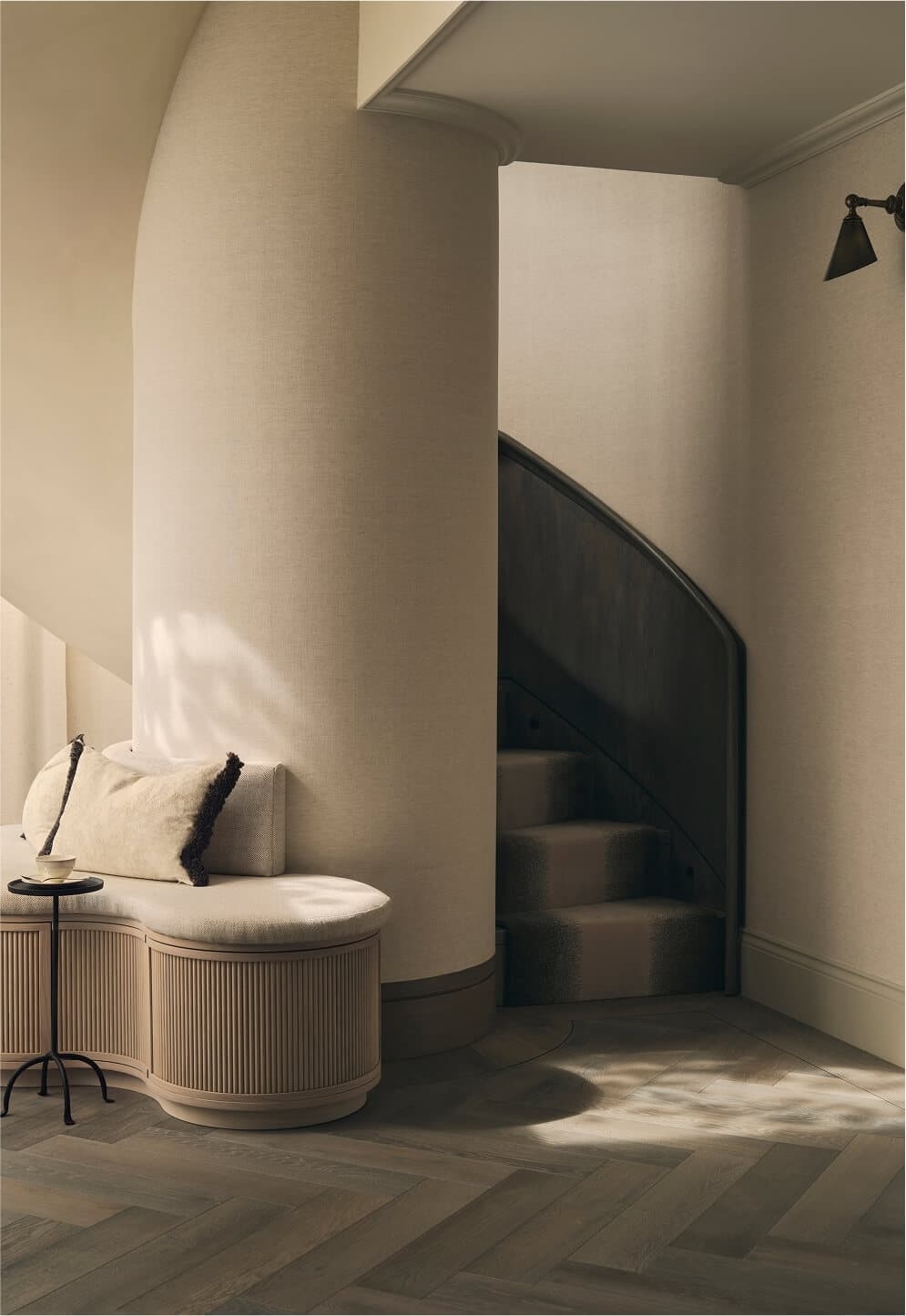 A semi-detached front hall in late afternoon light.